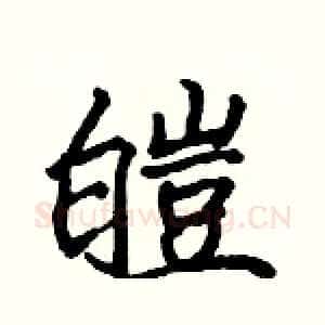 皑