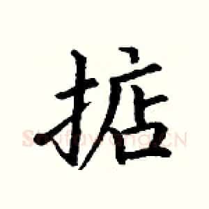 掂