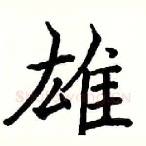 雄