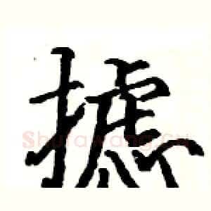 摅