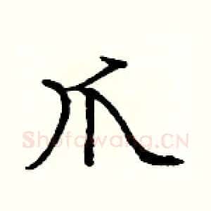 爪