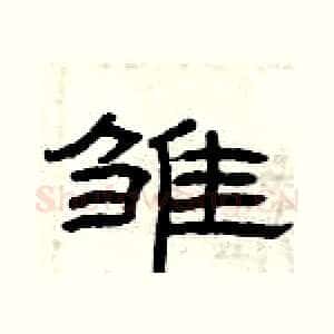 雏