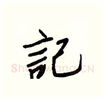 記硬笔行书写法,摘自王正良硬笔书法字帖