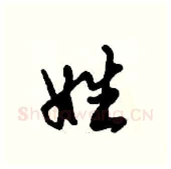 姓硬笔行书写法,摘自倪伟林硬笔书法字帖