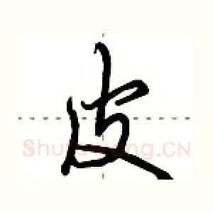 皮