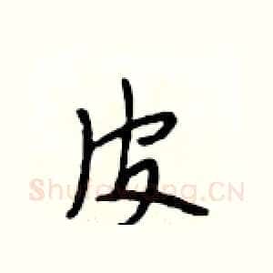 皮