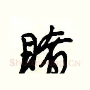 睹