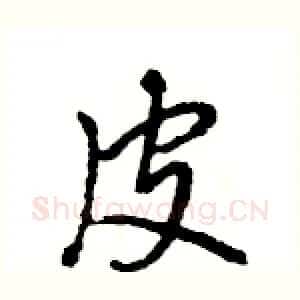 皮